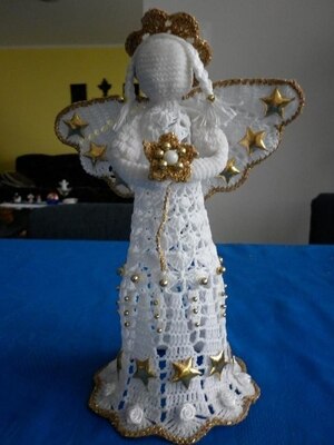 Novogodisnji Andjeli Heklanje Seme Christmas Decoration 40 